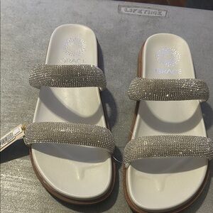 Grace Shimmering Silver Women's Sandals
